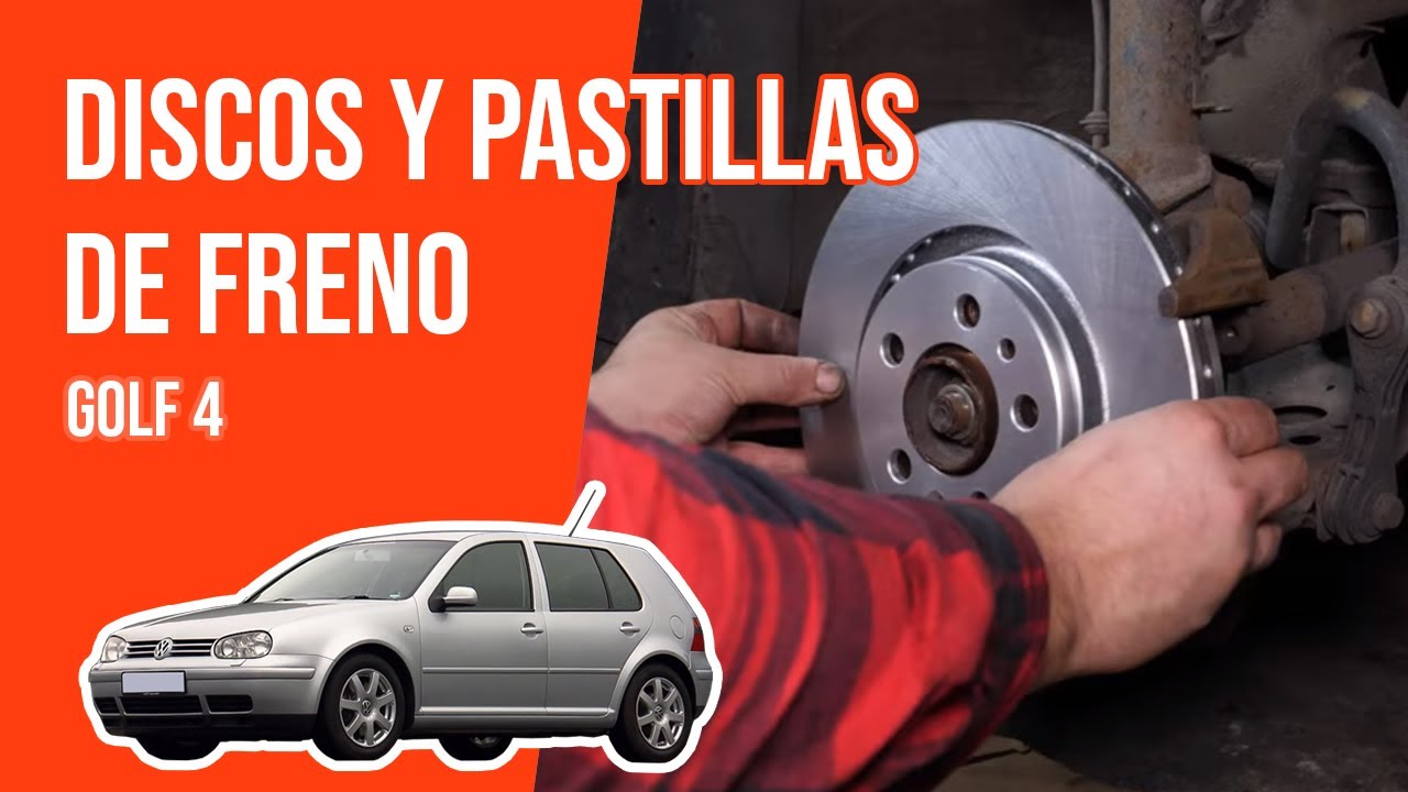 Cómo cambiar los discos y las pastillas de freno delanteros Golf 4 🚗