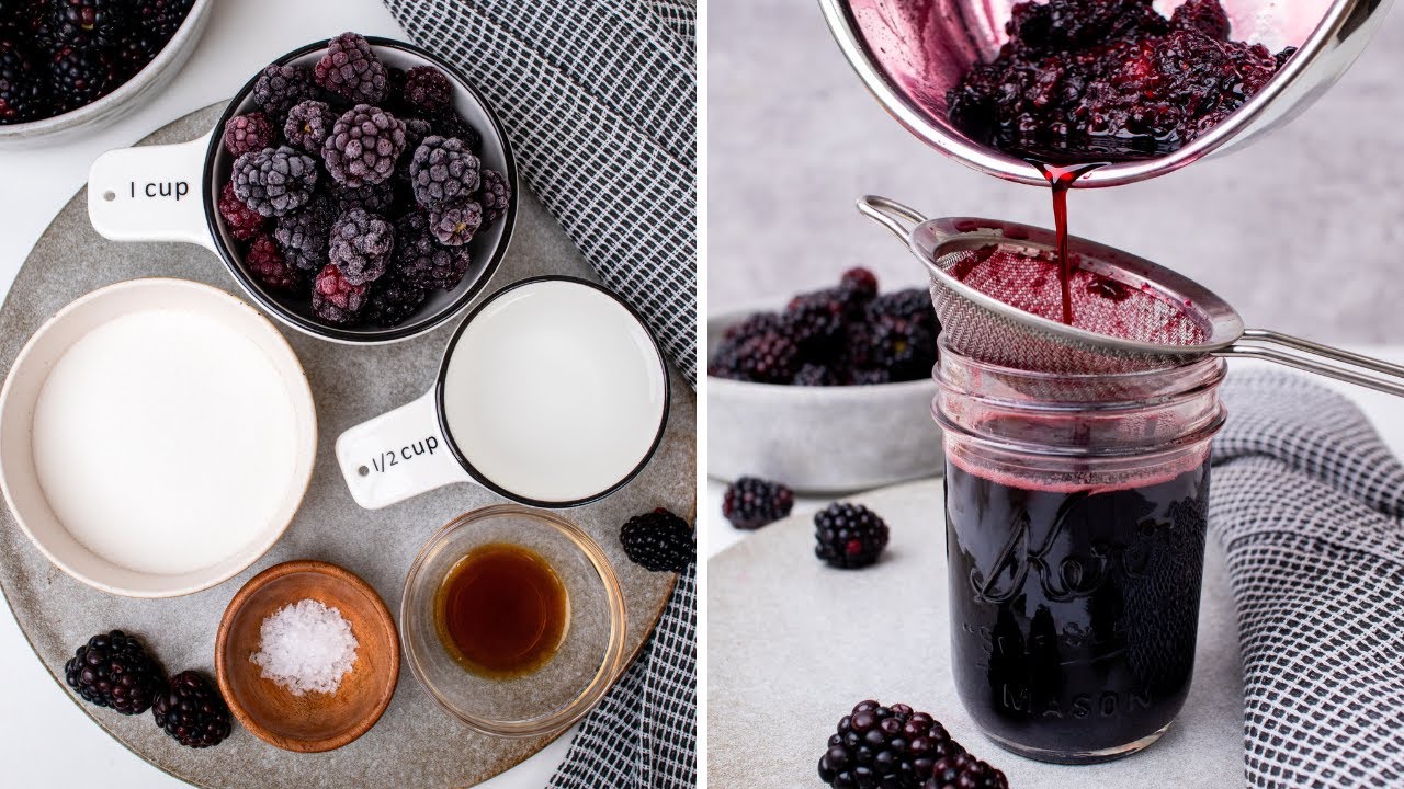 Homemade Blackberry Syrup