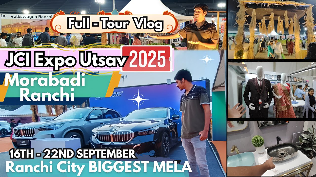 JCI Expo Utsav 2025 | Ranchi Jharkhand Biggest Expo mela in Morabadi Maidan 