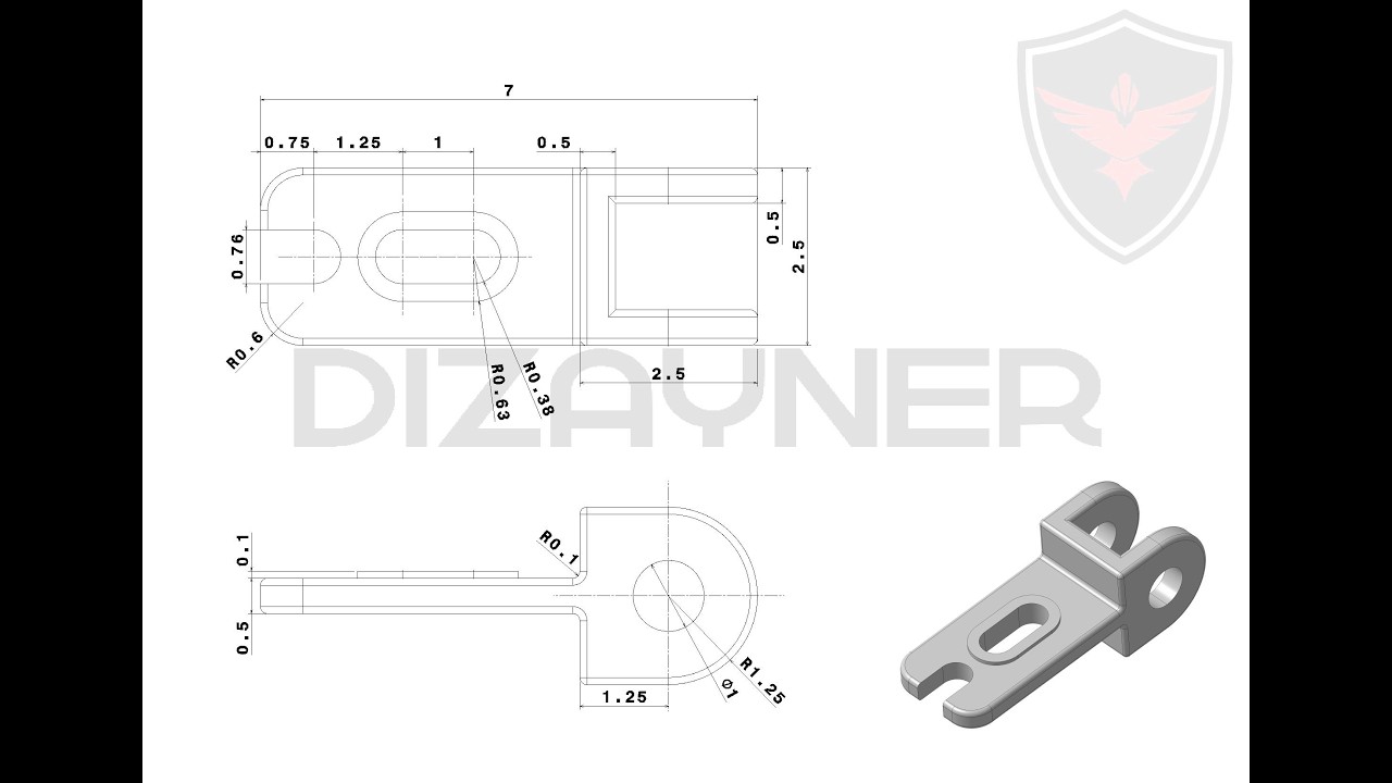 CATIA V5 PART DESIGN - PART # 0020