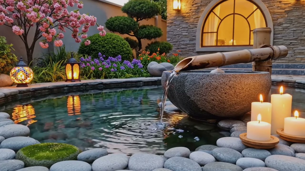 Healing Piano & Soft Water Sounds 🌿 Ease Stress, Soothe Anxiety and Depression, Deep Sleep