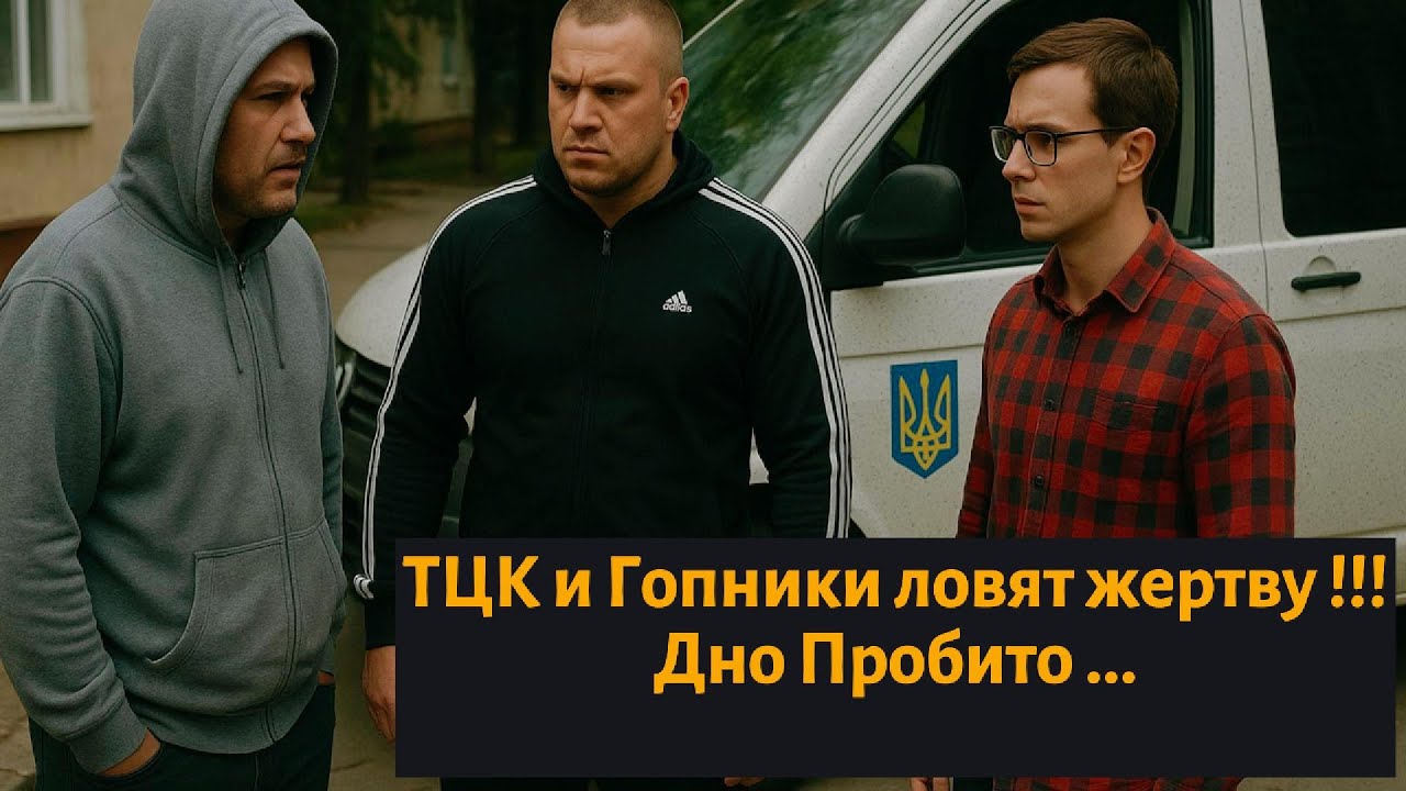 ТЦК и Гопники ловят жертву !!! | Беспредел ТЦК !