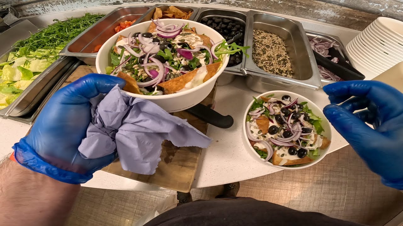 Light salad for lunch: POV Cooking 👌😊👍