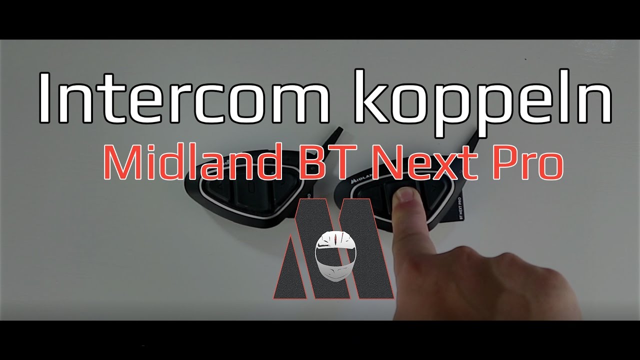 Midland BT Next Pro - Intercom paring | Anleitung (deutsch)
