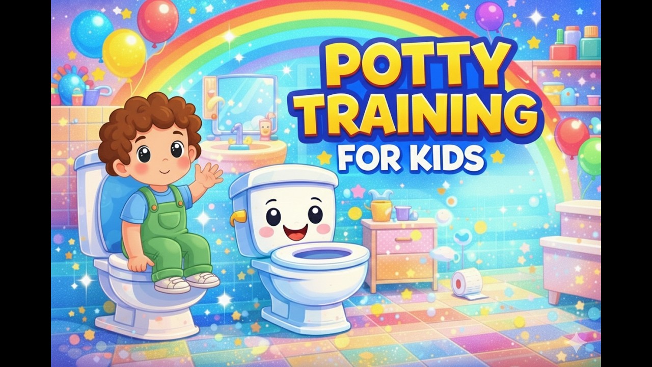Potty Training for Kids | Fun & Easy Toilet Learning 🚽🌈 #kidschannel #educational #pottytraining