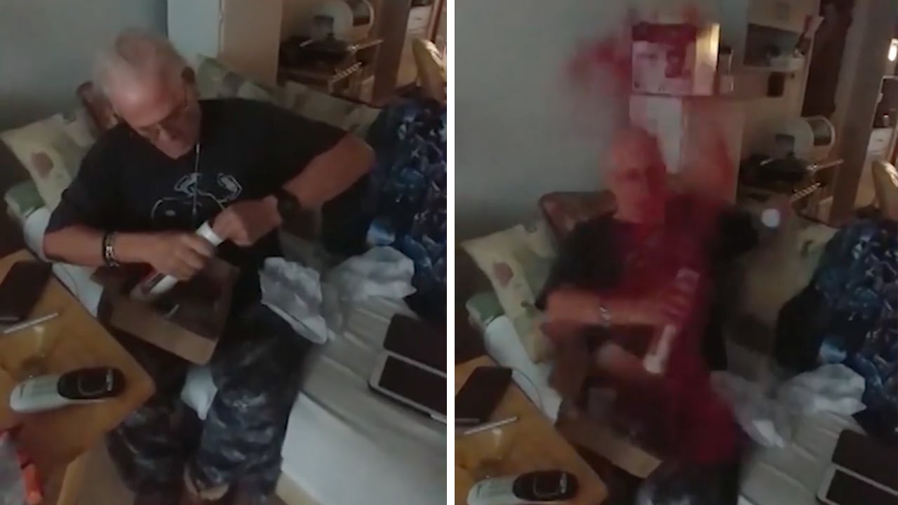 Son Pranks Dad With Glitter Bomb Mail