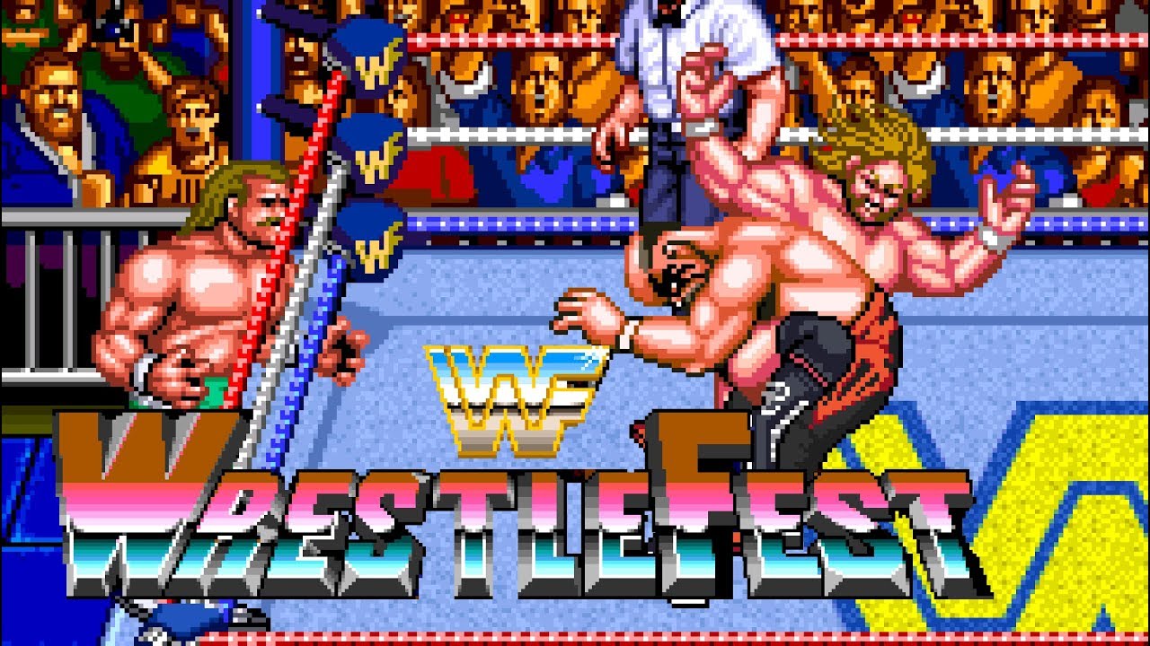[ARCADE 60fps] WWF WrestleFest - Ted DiBiase/Jake Roberts