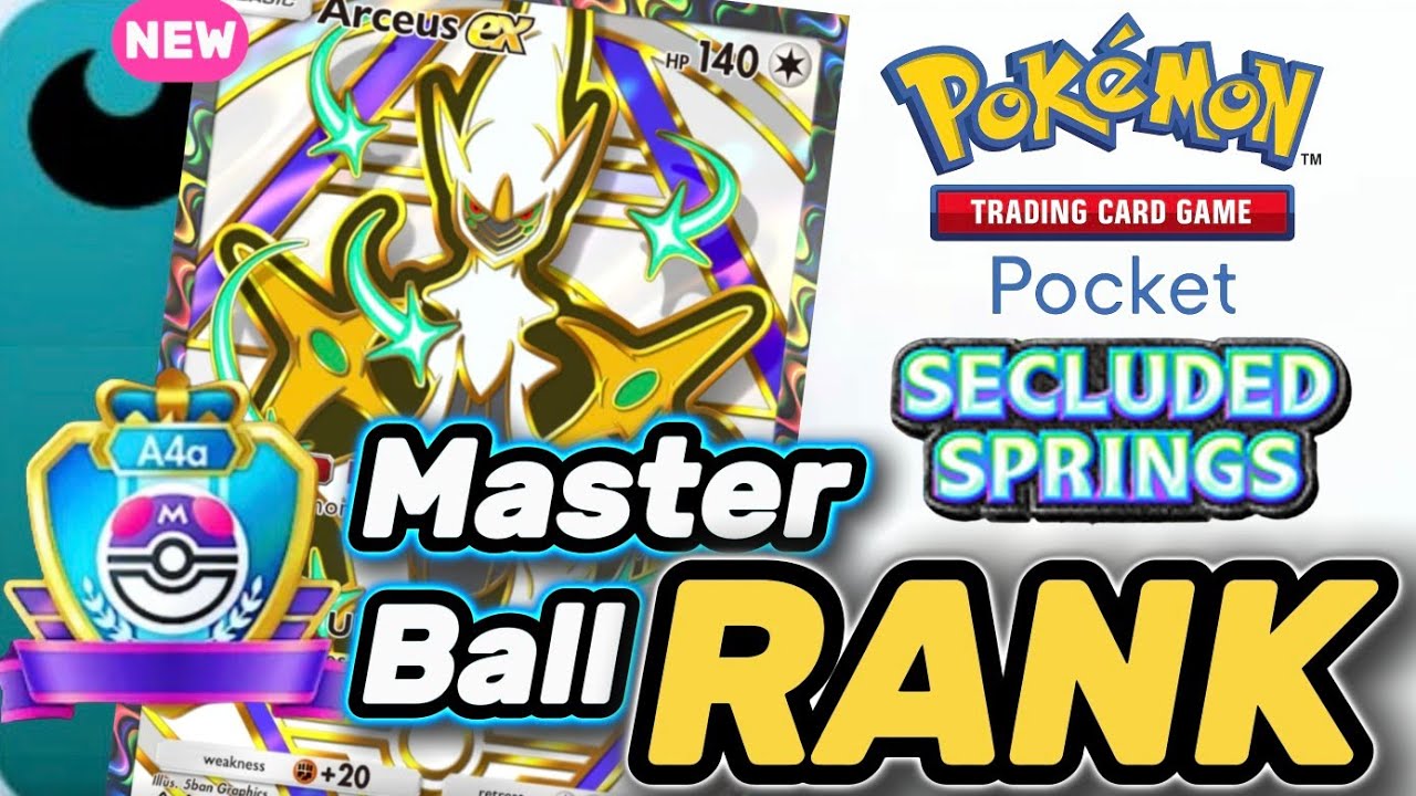 [Ranked] Babysitter ARCEUS EX join the Dark side | The Perfect SUICUNE EX counter at Pokemon TCGP