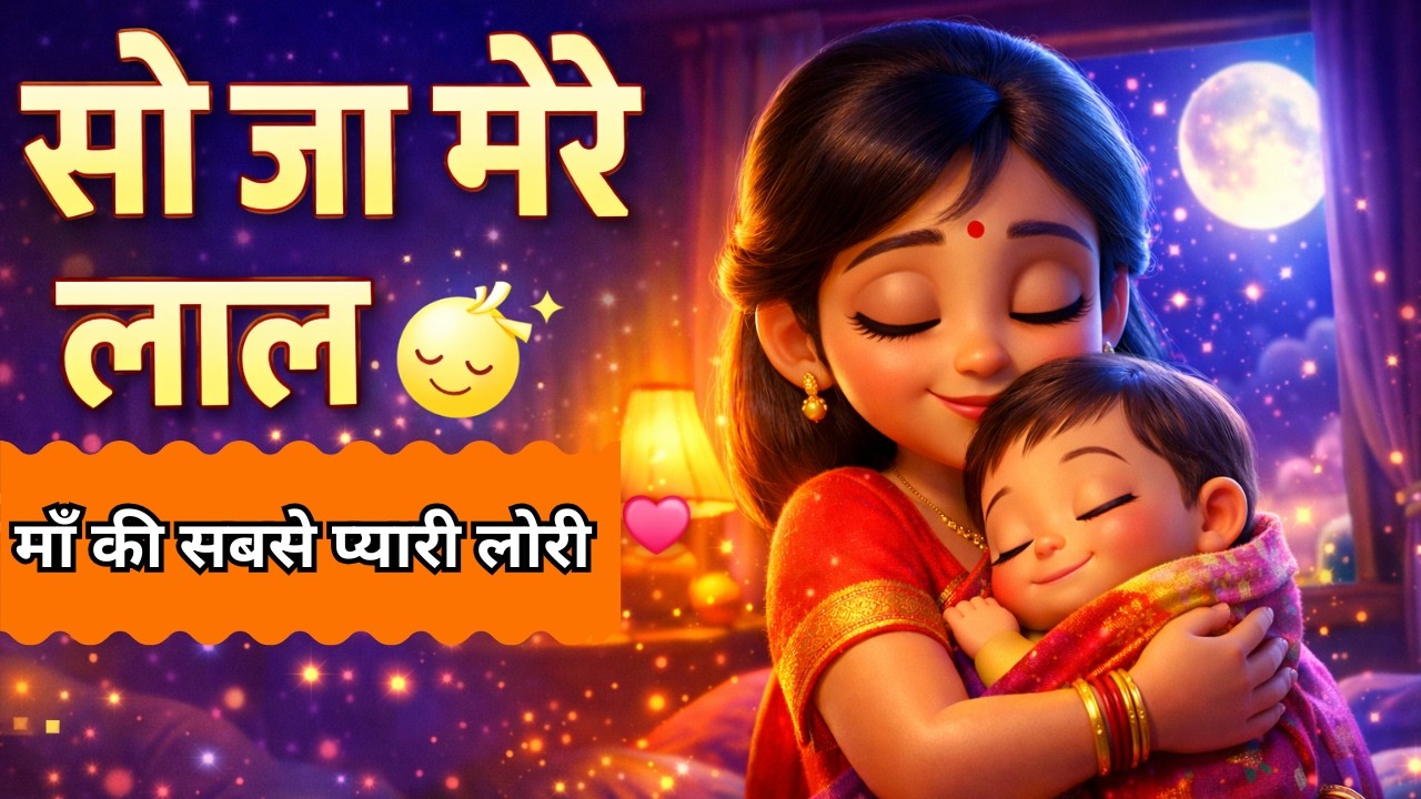 So Ja Mere Laal |सो जा मेरे लाल |माँ की सबसे प्यारी लोरी 💖| | Hindi Lori for Baby Sleep