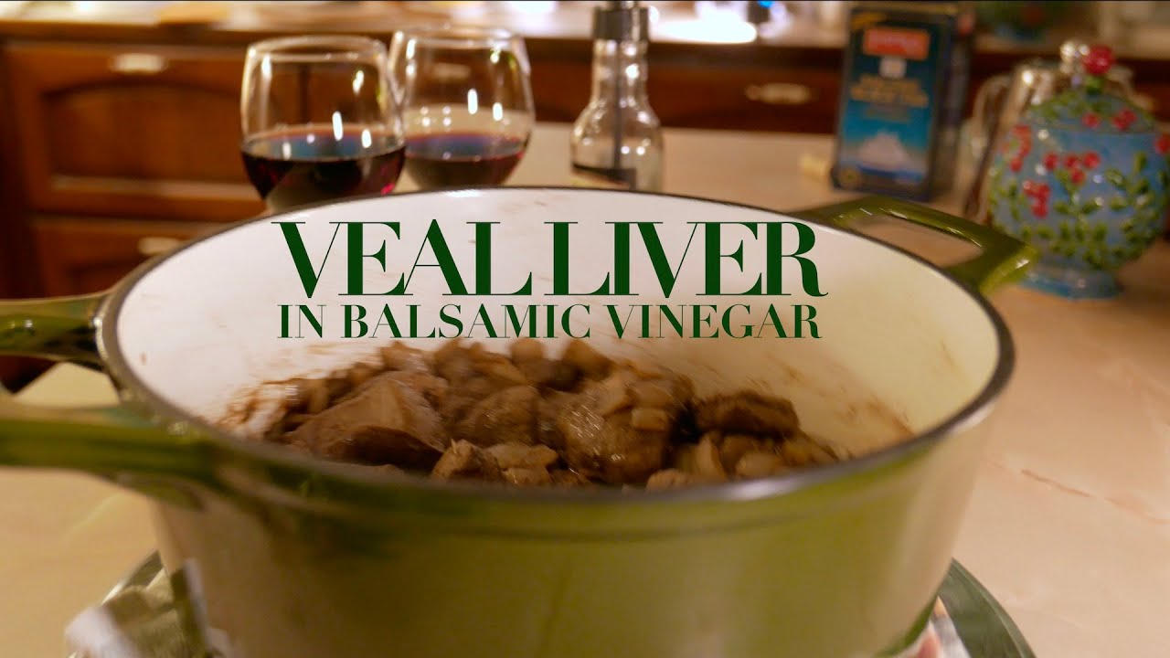Veal or Beef Liver With Balsamic Vinegar and Onions Recipe - The Best Easy Way to Cook the Liver