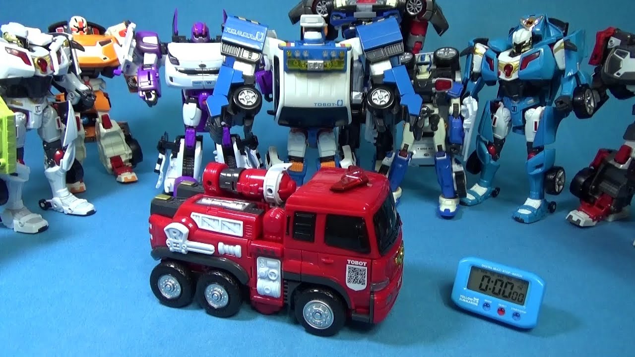 또봇 R 1분 안에 변신시키기 변신동영상 장난감 Tobot R transformation in 1 Min.