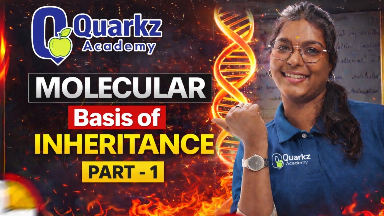 Molecular Basis of Inheritance| Part 1 - DNA #neet2026 #neetbiology #neetbiologytamil