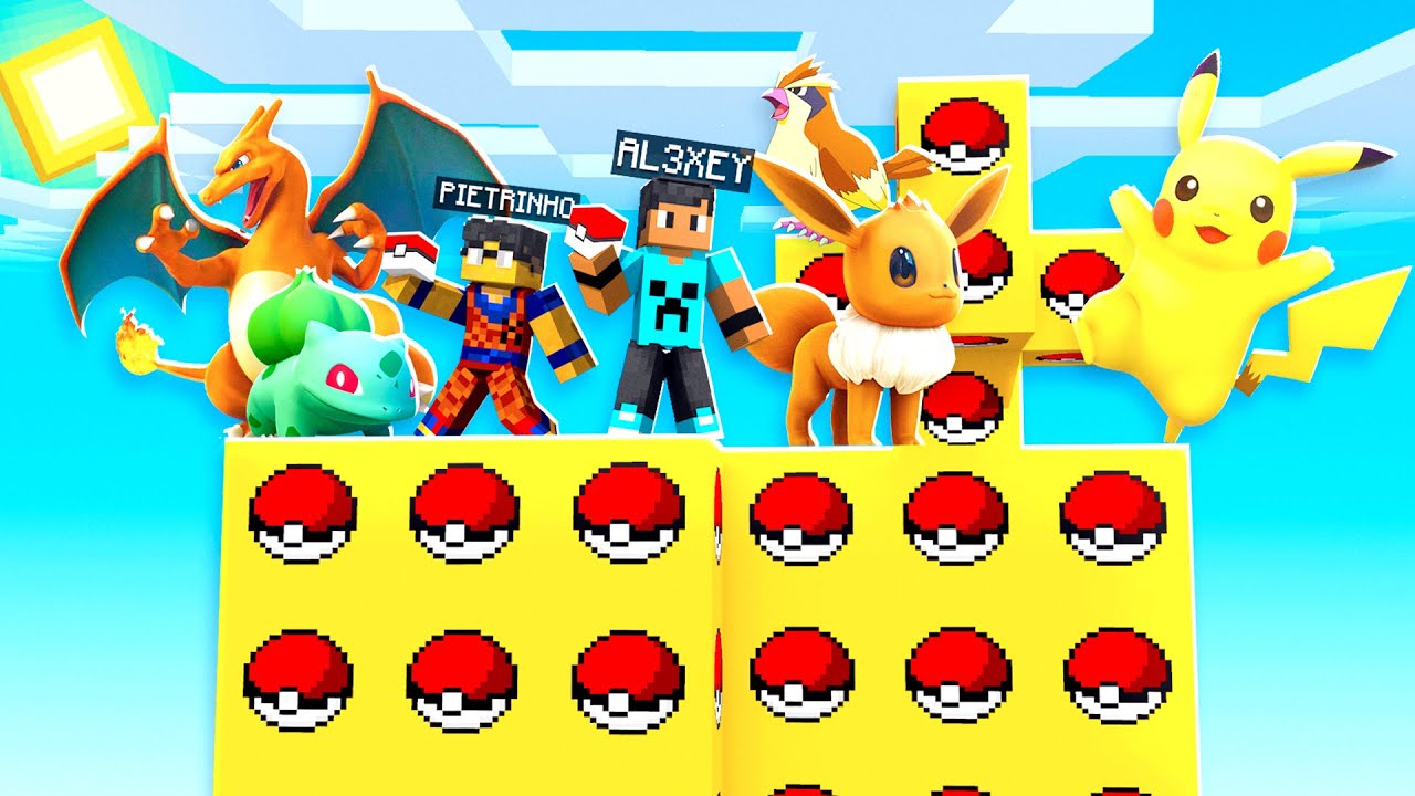ILHA DE POKEMONS LENDÁRIOS NO MINECRAFT