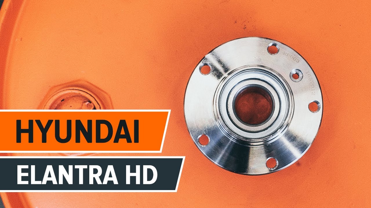 How to change a rear wheel bearing on HYUNDAI ELANTRA HD TUTORIAL | AUTODOC