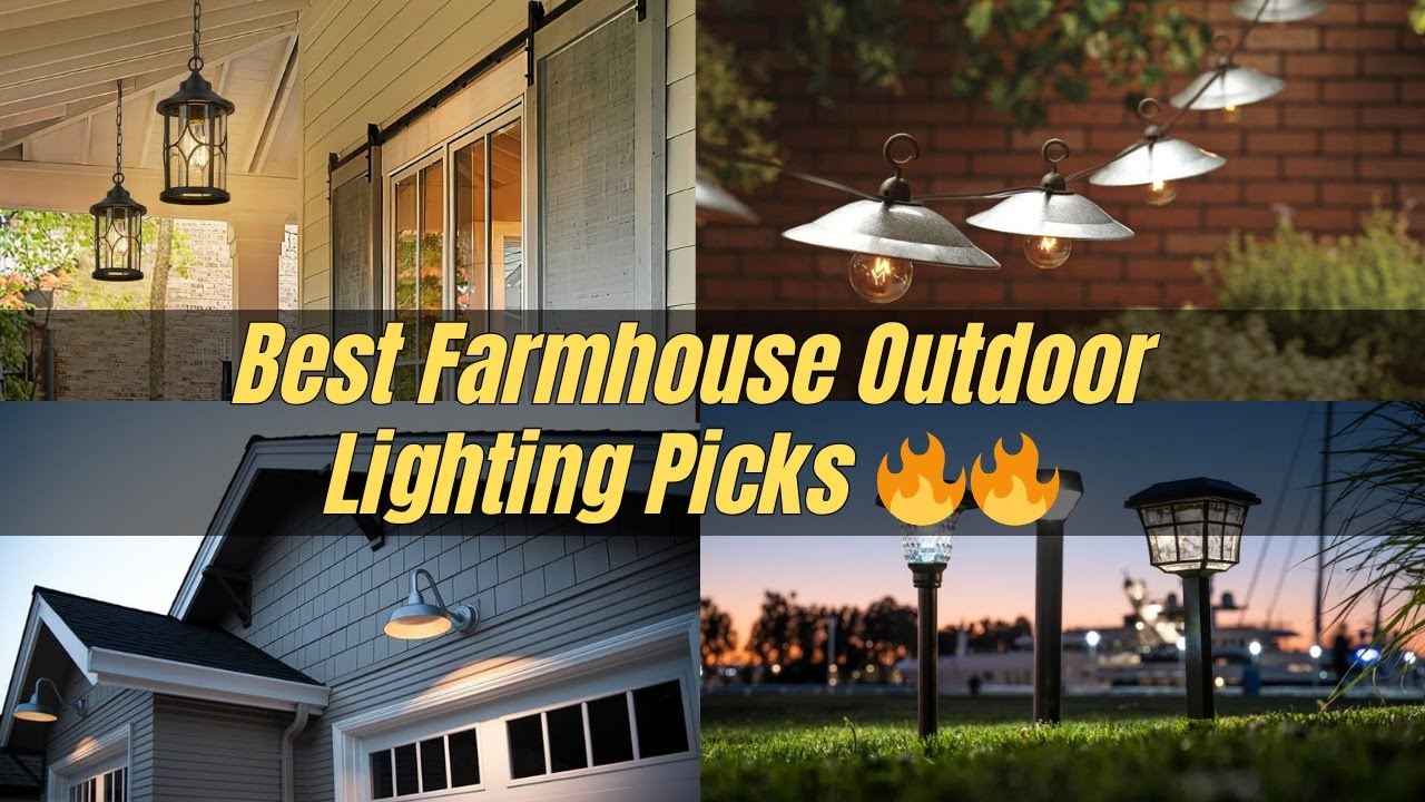 Transform Your Porch with These Farmhouse Outdoor Lighting Trends