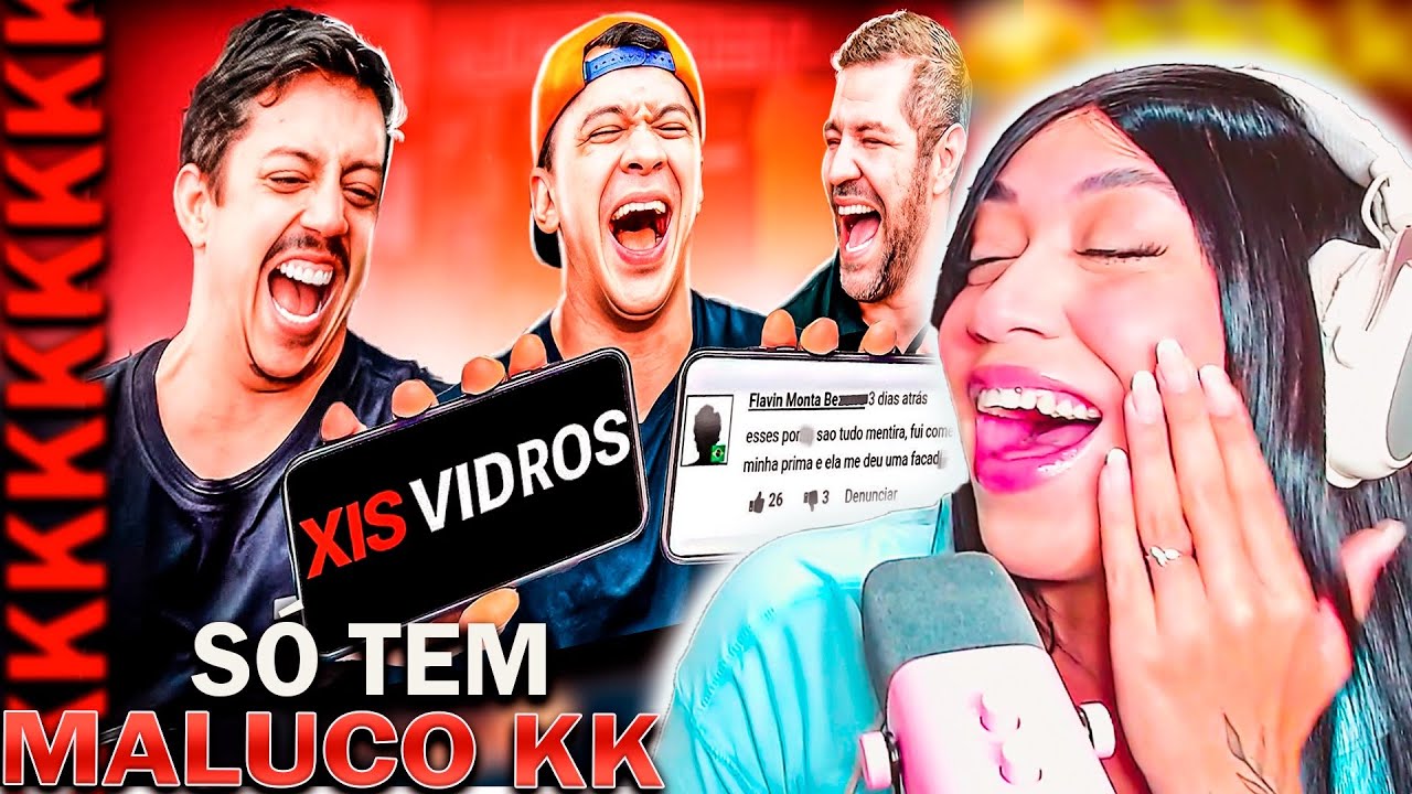 CONHECENDO os ⚠️3 HUMORISTAS LENDO COMENTÁRIOS DE UM SITE AÍ... ( ͡° ͜ʖ ͡°) ⚠️CANAL CANALHA | REACT