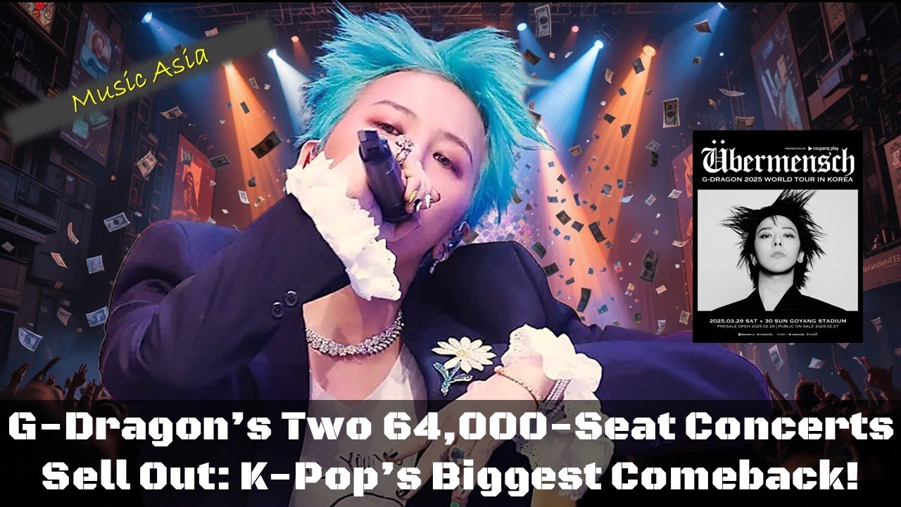 G-Dragon’s Two 64,000-Seat Concerts Sell Out: K-Pop’s Biggest Comeback! #KJ
