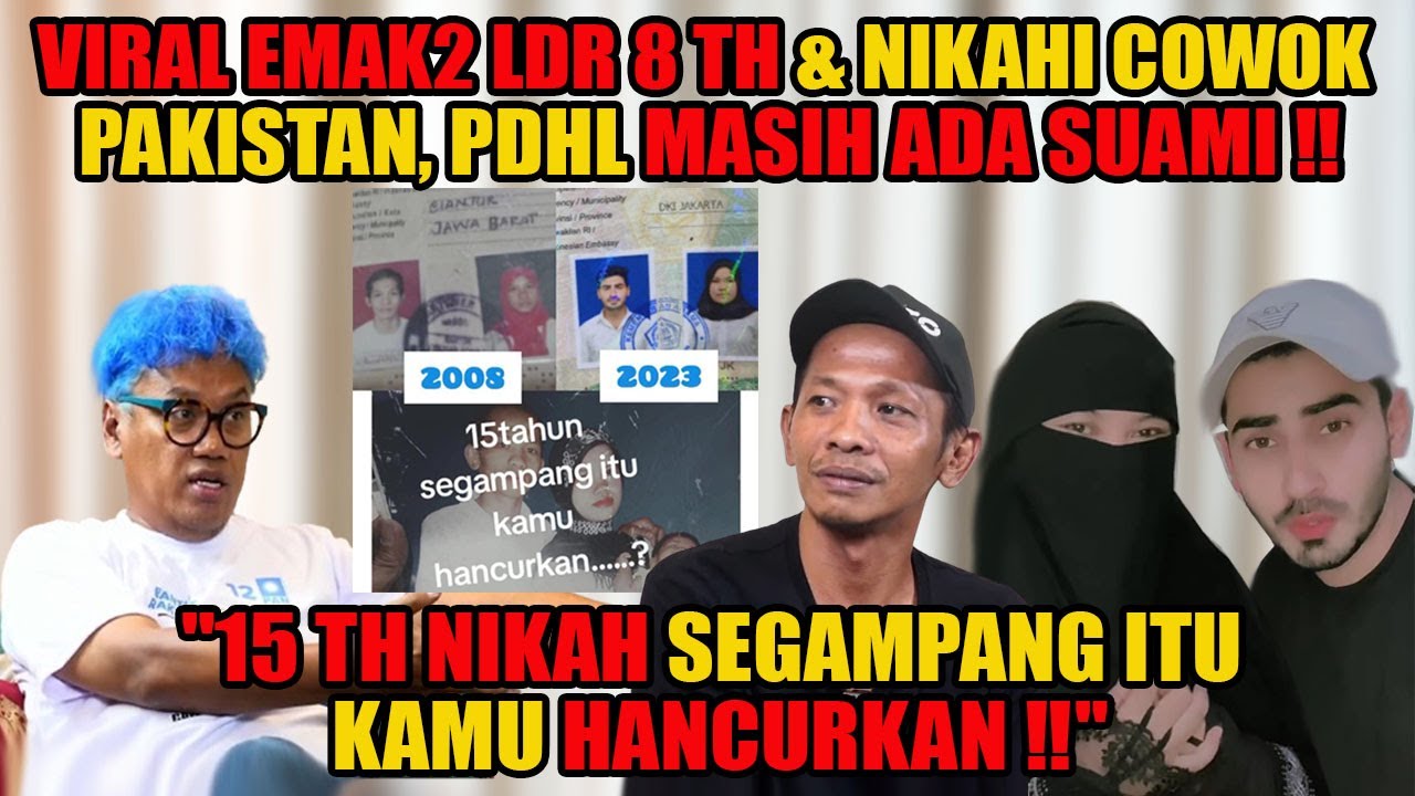 ISTRI NINGGALIN SUAMI DEMI NIKAHI COWOK PAKISTAN‼️ ANAK DIBILANG ANAK GENDERUWO‼️