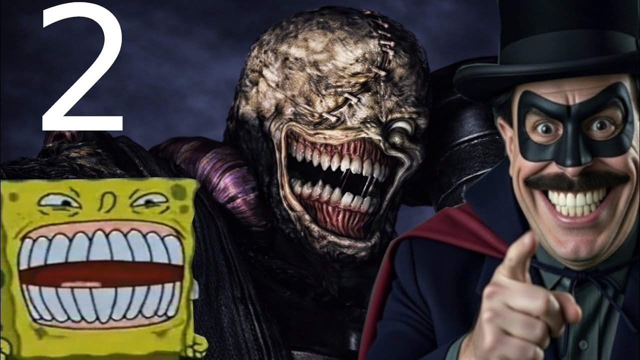 Resident Evil 3: Nemesis (1999) | Парня избивают 44 минуты при первой встрече с Немезисом | Часть 2