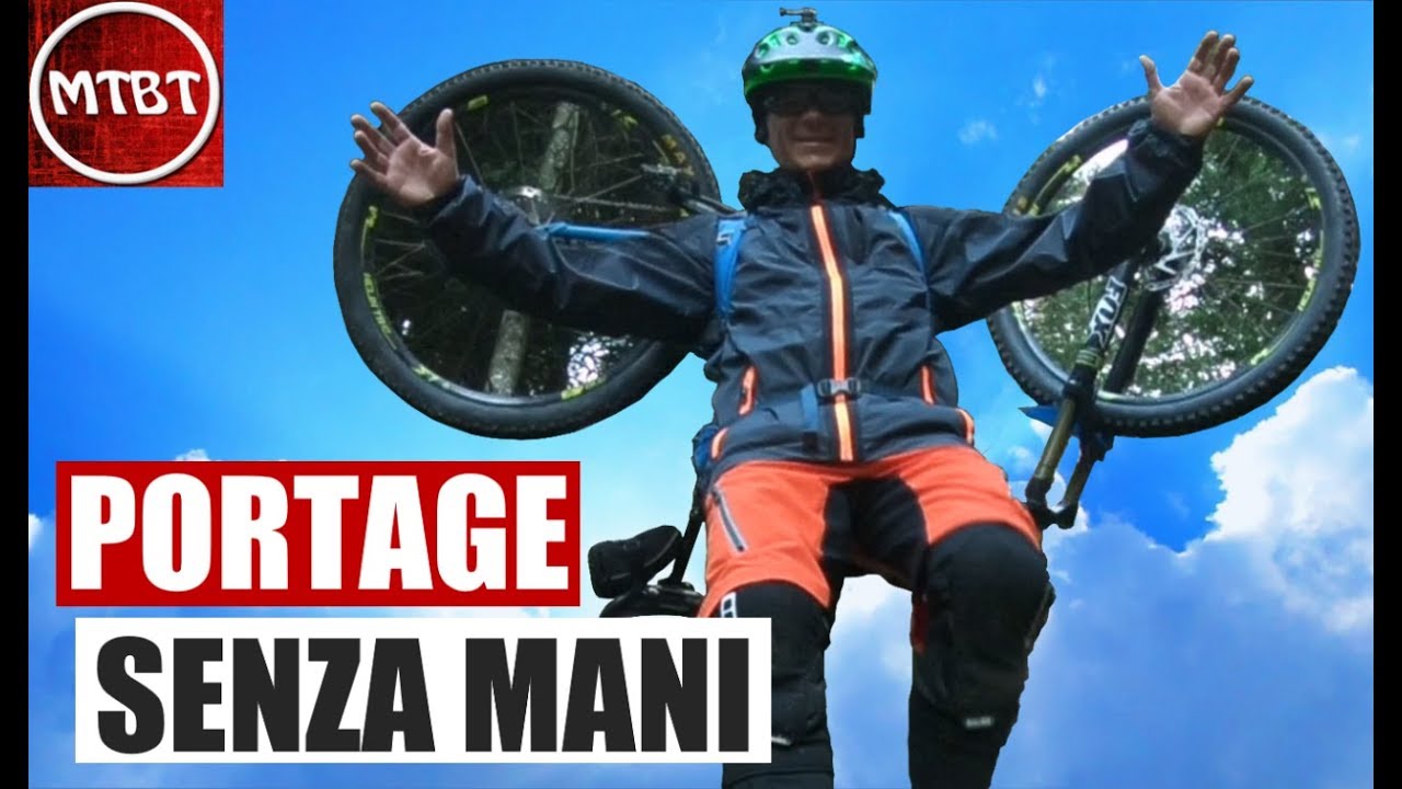 Mountain Bike portage spallare la bici PeakRider Bike Carrying System | MTBT