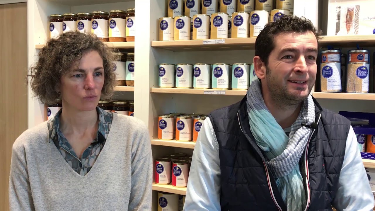Maria et Sten Furic - Conserverie La Compagnie Bretonne à Penmarc'h dans le sud du Finistère