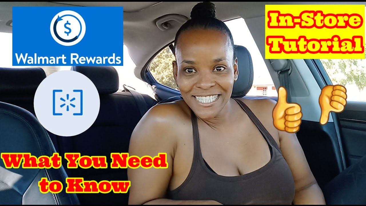 How to Use Walmart Rewards |  Step By Step Instore Tutorial