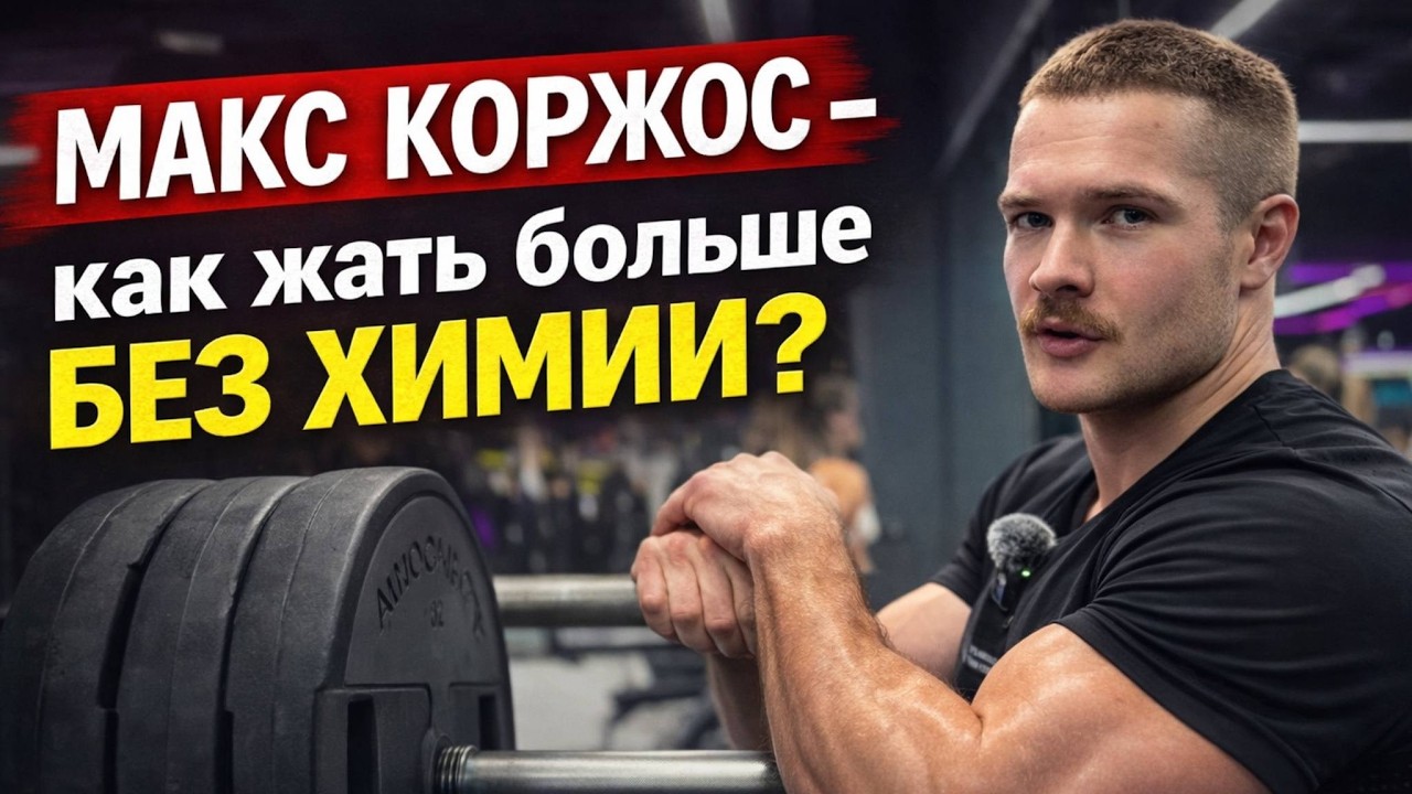 Макс Коржос - КАК ЖАТЬ БОЛЬШЕ, ЖИМ 200, ТЕХНИКА УПРАЖНЕНИЙ