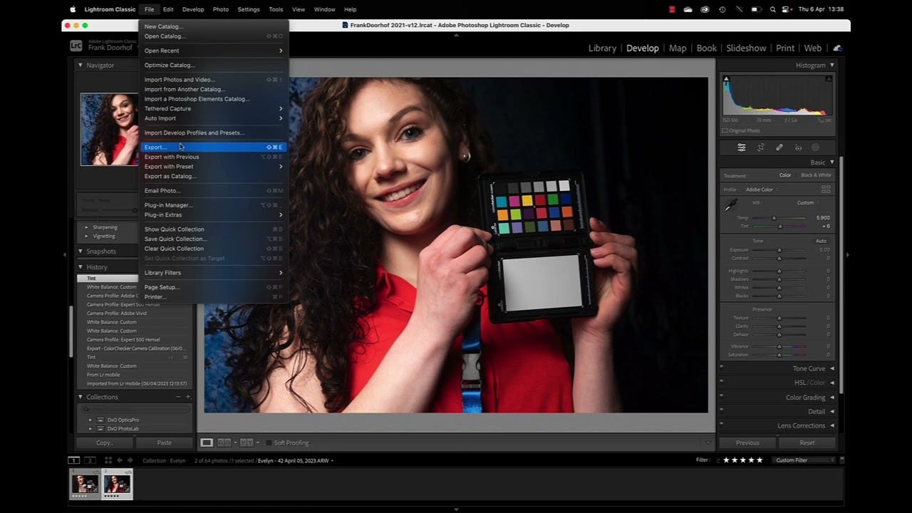 Как использовать ColorChecker Passport Photo 2 в Lightroom