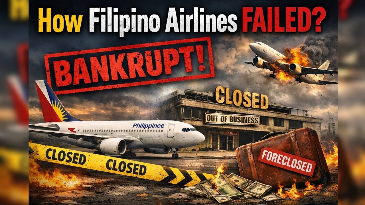 How Filipino Airlines Failed? Bankrupt! Closed.