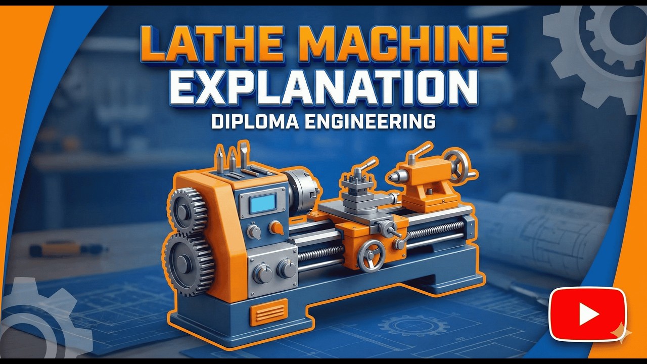 Lathe Machine Working and Components Explained | Complete Beginner Guide