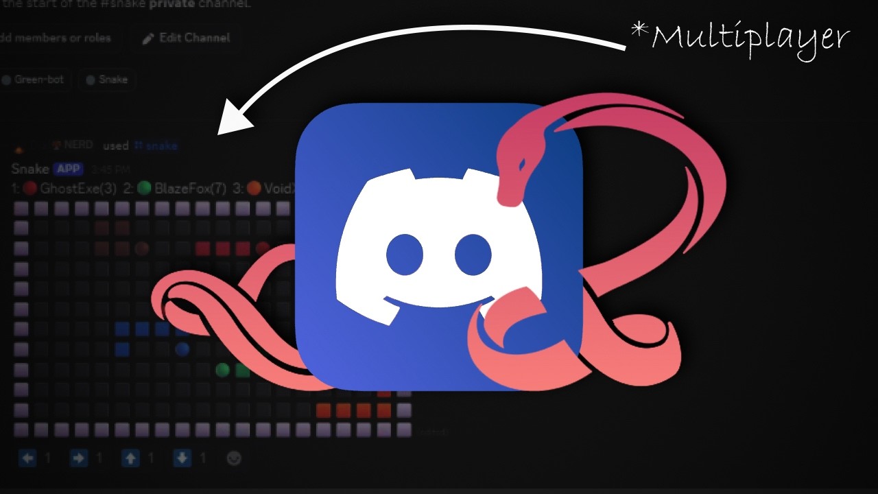 Multiplayer Snake Game Inside Discord!