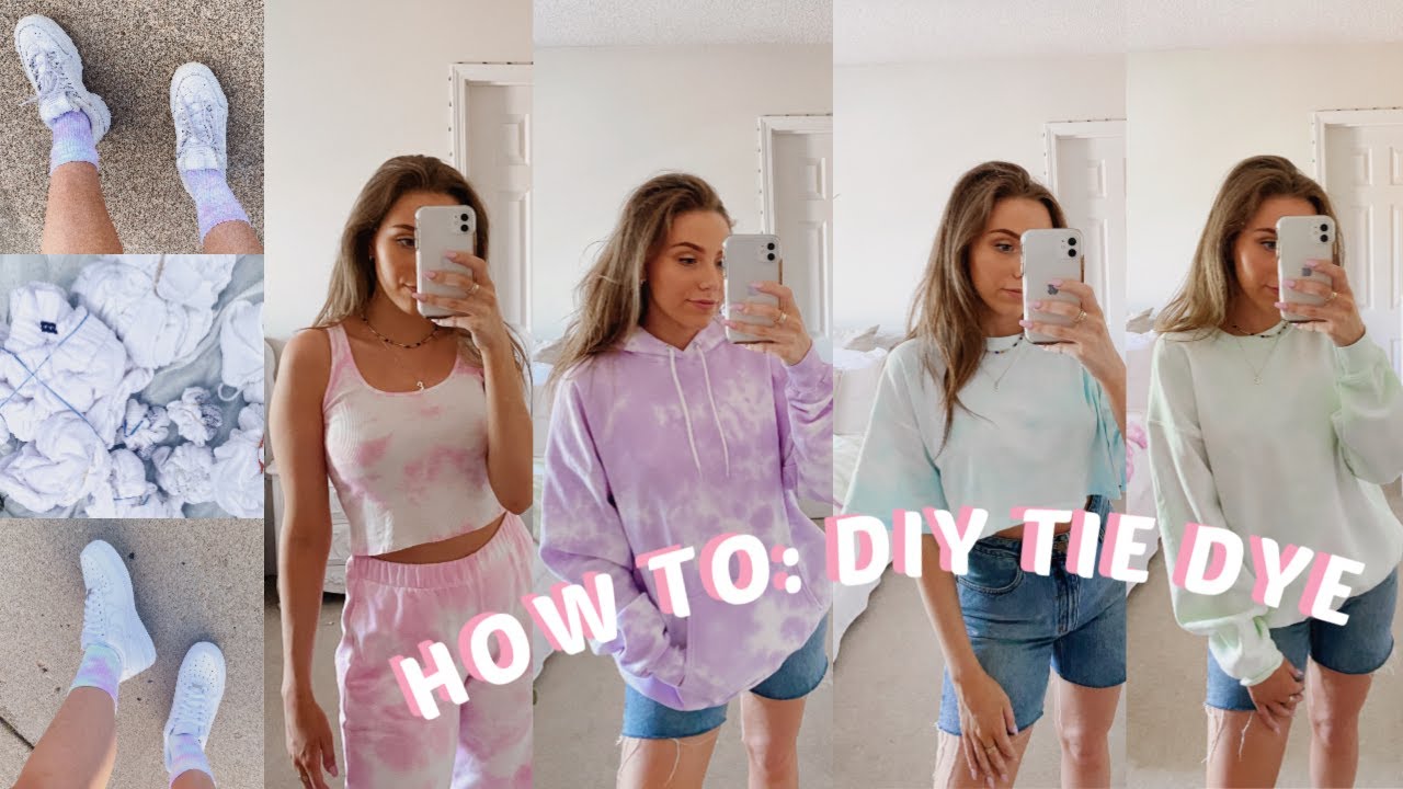 HOW TO: DIY TIE DYE *PASTELS* | EASY & AFFORDABLE!