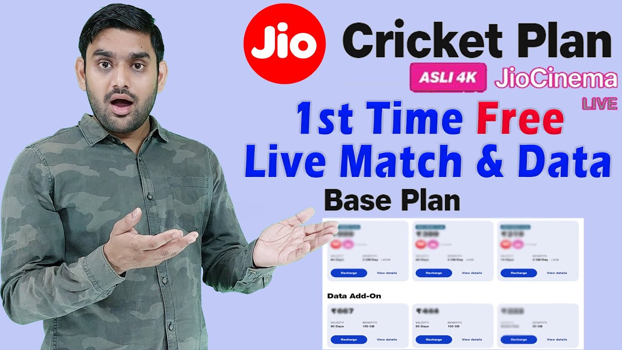 Jio New Recharge Cricket Pack Plan | Ready to Watch Free IPL 2023 With  Unlimited 5G Data | IPL 2023