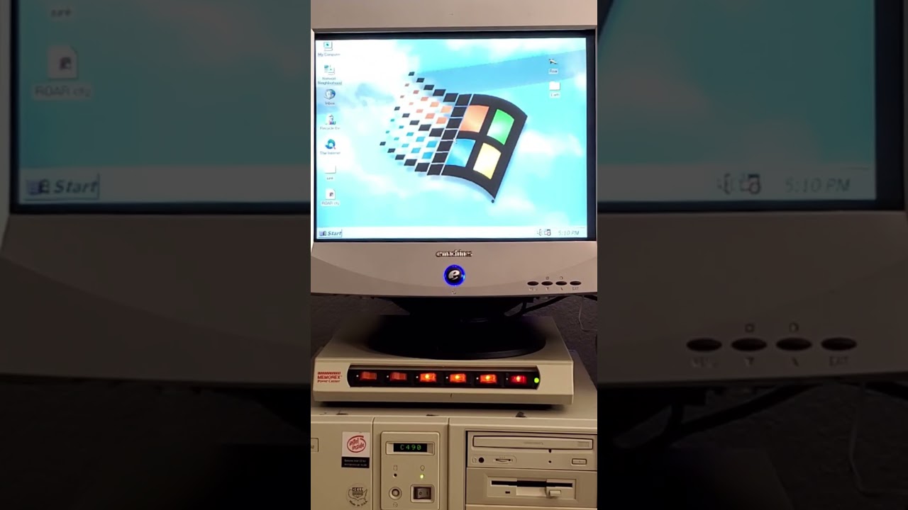 It's 1995 and you Startup Windows 95 #retrocomputer #asmr #486dx