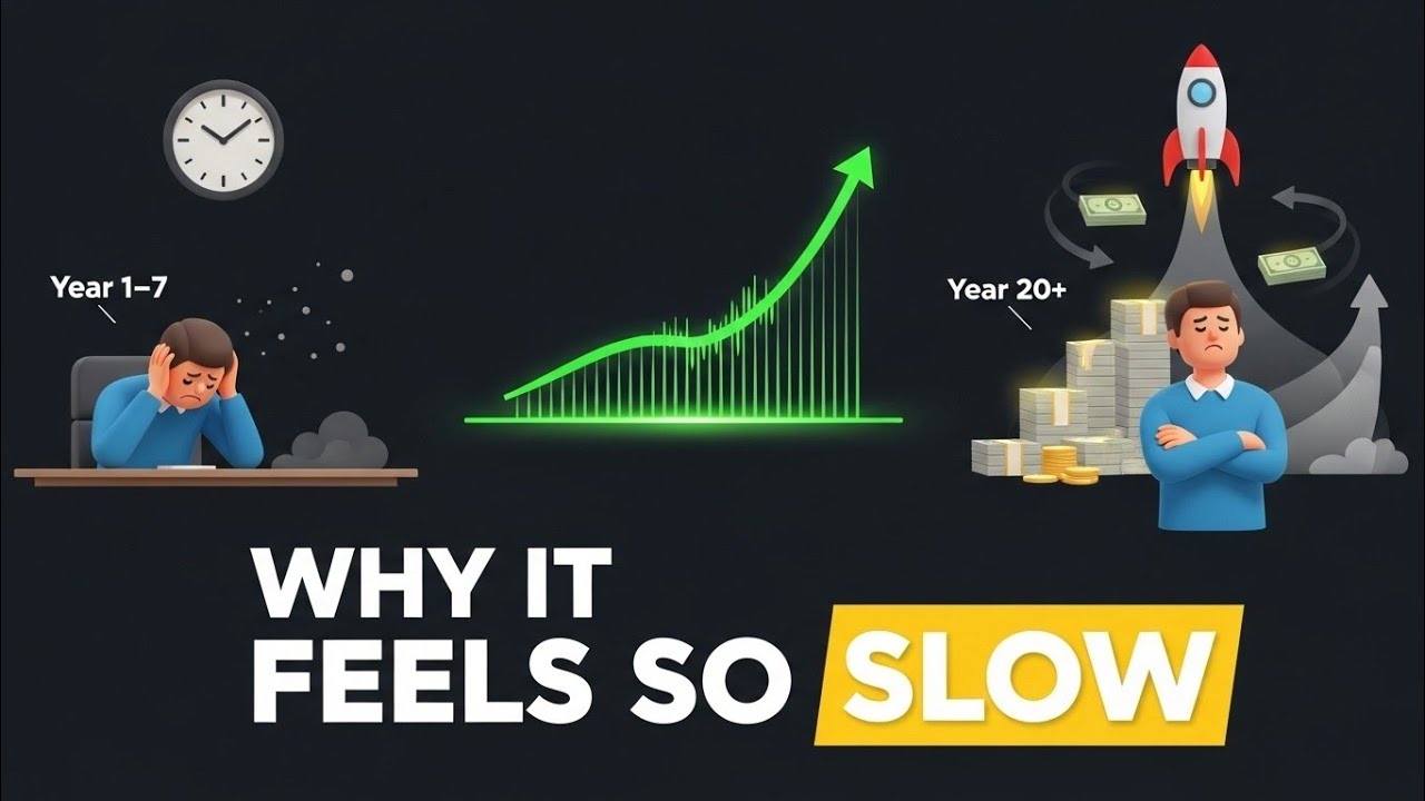 Why the First 7 Years of Investing Feel Like Torture (Rule of 72)#financialfreedom#investing#youtube