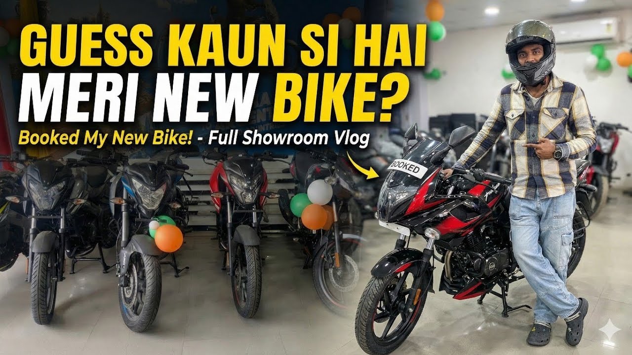 Finally Booked My New Bike! 😍 Kaun Si Li?Vlog-39