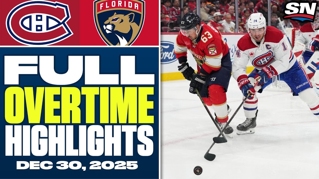 Montreal Canadiens vs. Florida Panthers | FULL Overtime Highlights - December 30, 2025