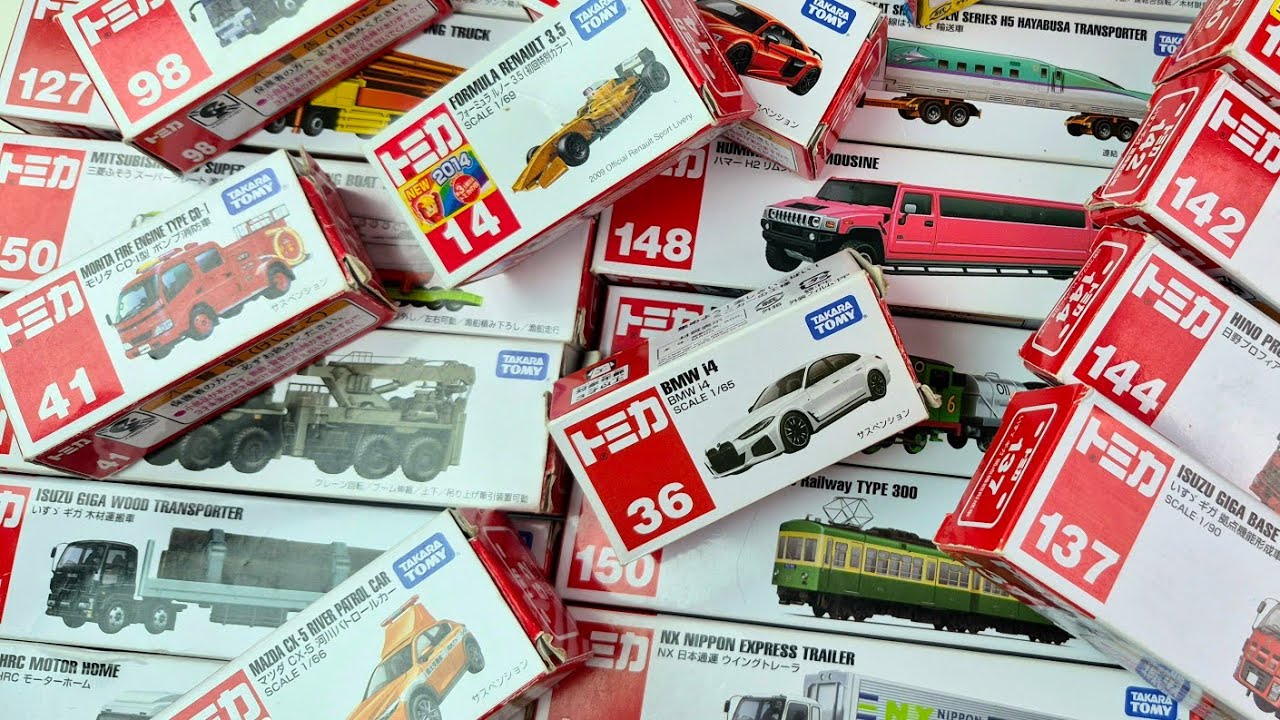ASMR トミカ | トミカのベストコレクションを動画 でまとめました - Tomica Long Vehicle, Fire truck Department