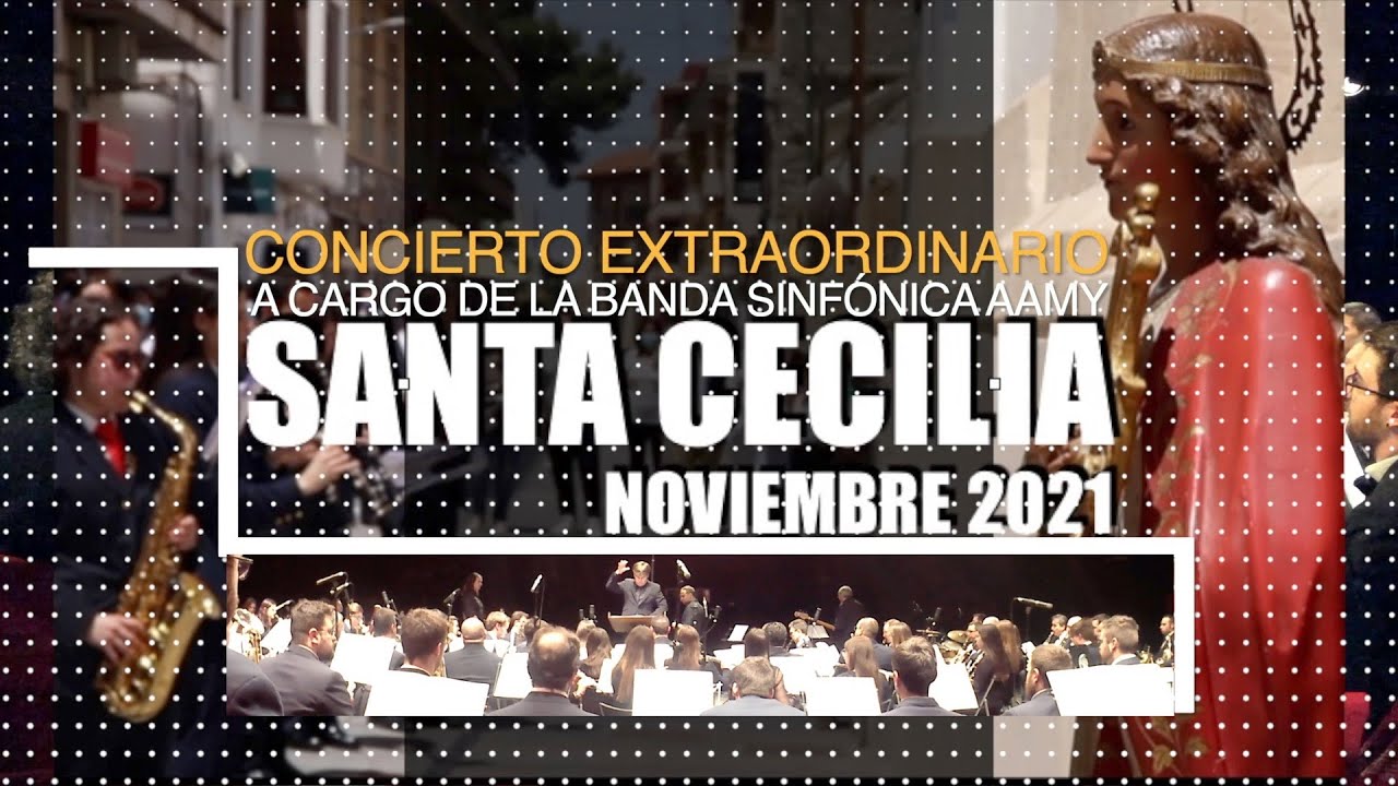 Banda Sinfónica AAMY. Concierto Extraordinario Santa Cecilia 2021, (Plaza Mayor) Yecla.