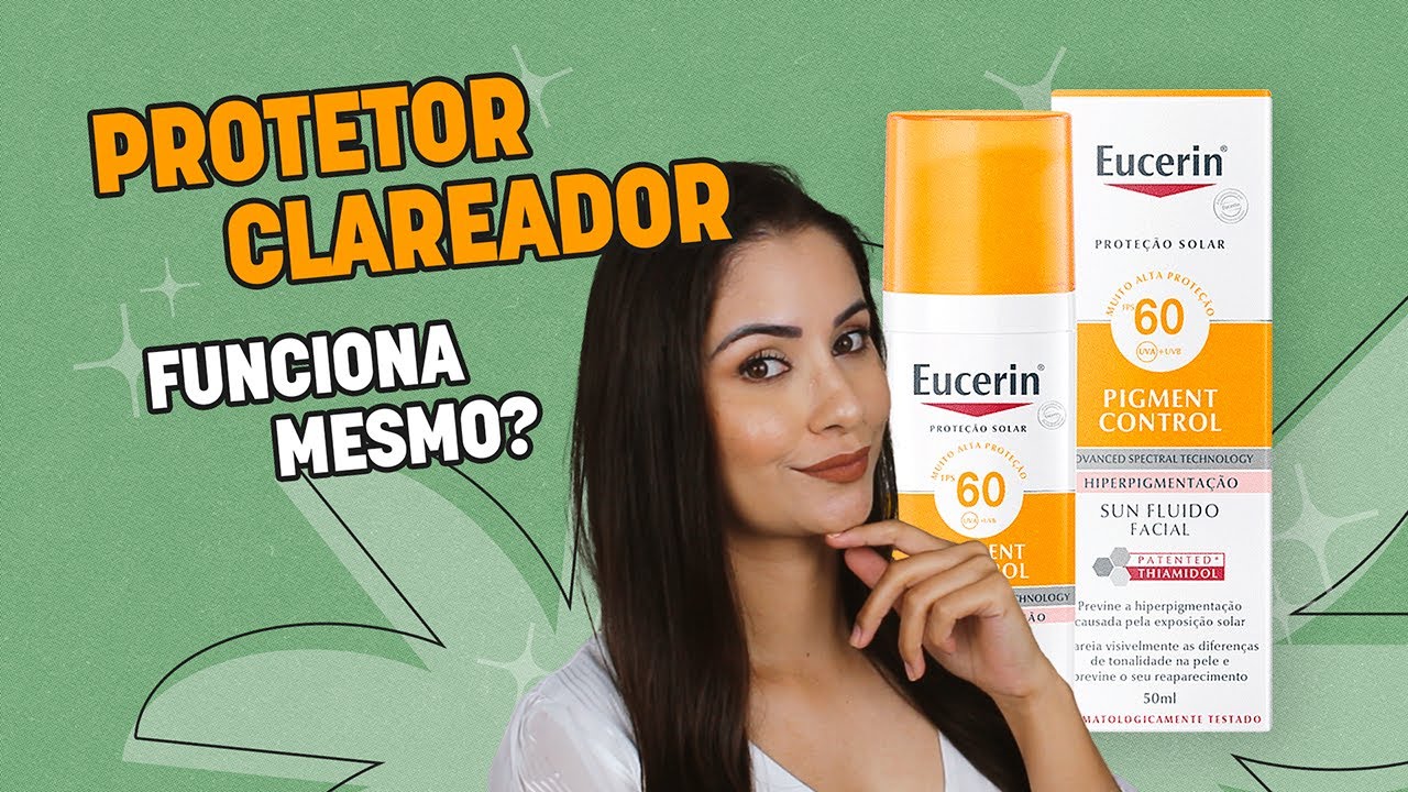 Protetor Solar FPS 60 que Reduz Manchas? Testei o Eucerin Pigment Control no Melasma!