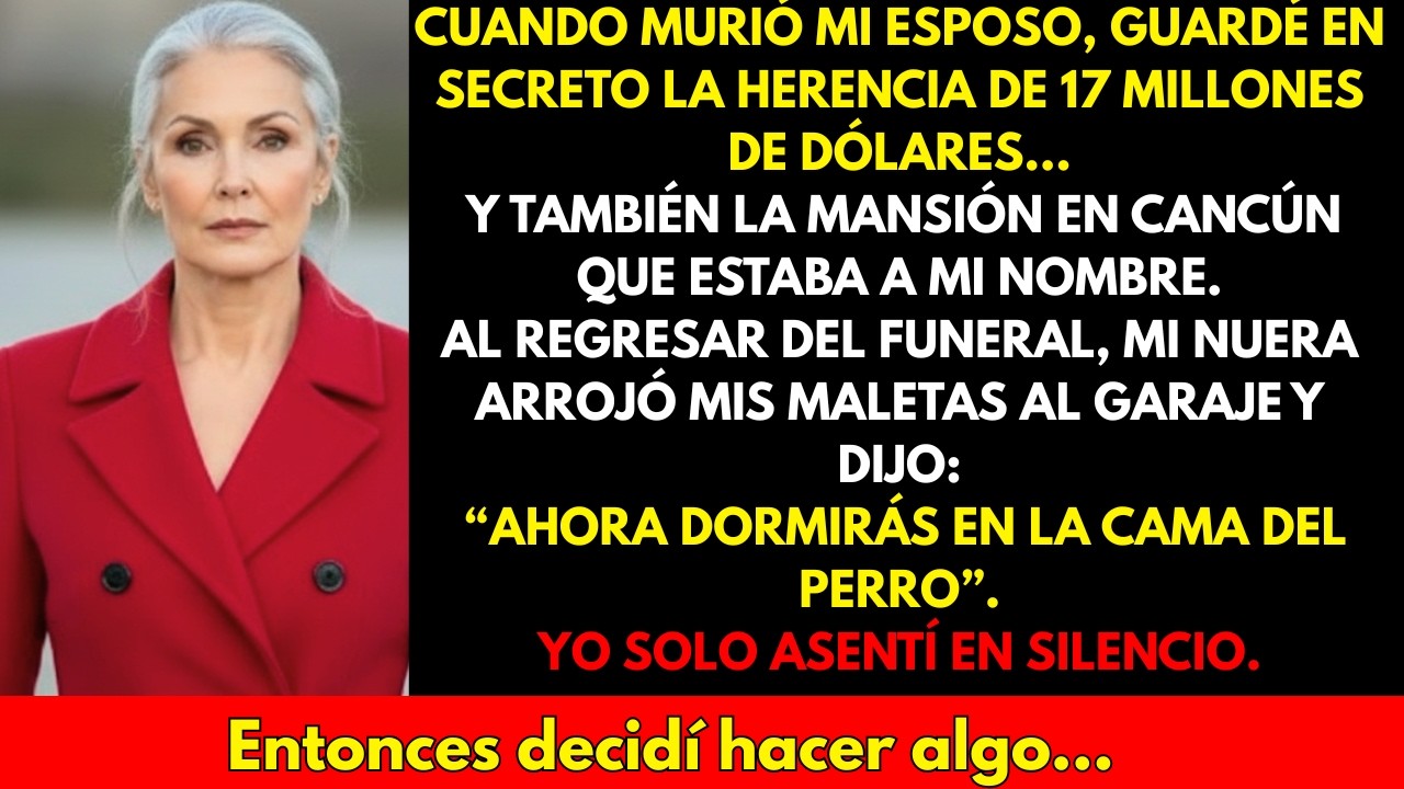 Cuando mi esposo falleció, guardé en secreto la herencia de 17 millones de dólares…
