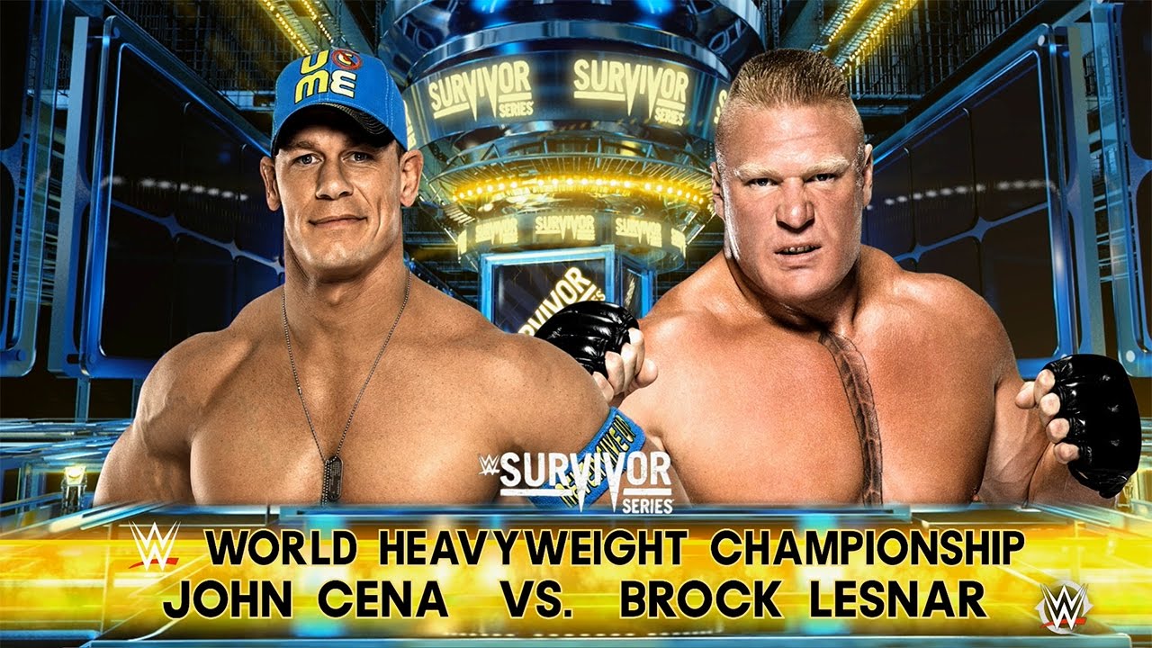 WWE 2K16 Matches - John Cena Vs. Brock Lesnar - World Heavyweight