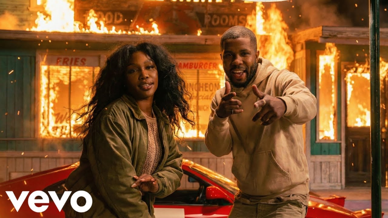 Frank Ocean ft. SZA - Echoes In Blue (Lyrical Music Video)