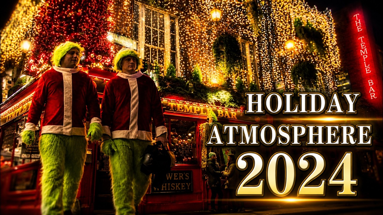 Christmas in Dublin, Ireland / Lights and Sights 🎄✨/ December 2024