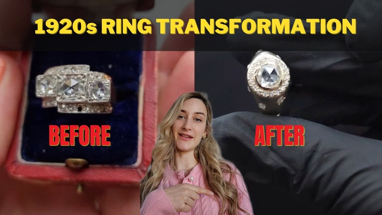 Vintage rose cut diamond ring: old to new jewelry transformation!