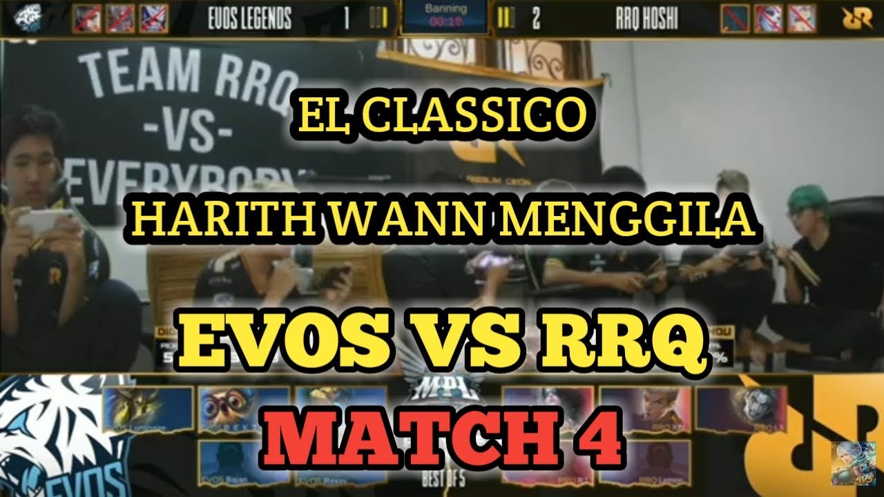 HARITH WANN MENGGILA!!!! EVOS VS RRQ MATCH 4 GRAND FINAL MPL SEASON 5
