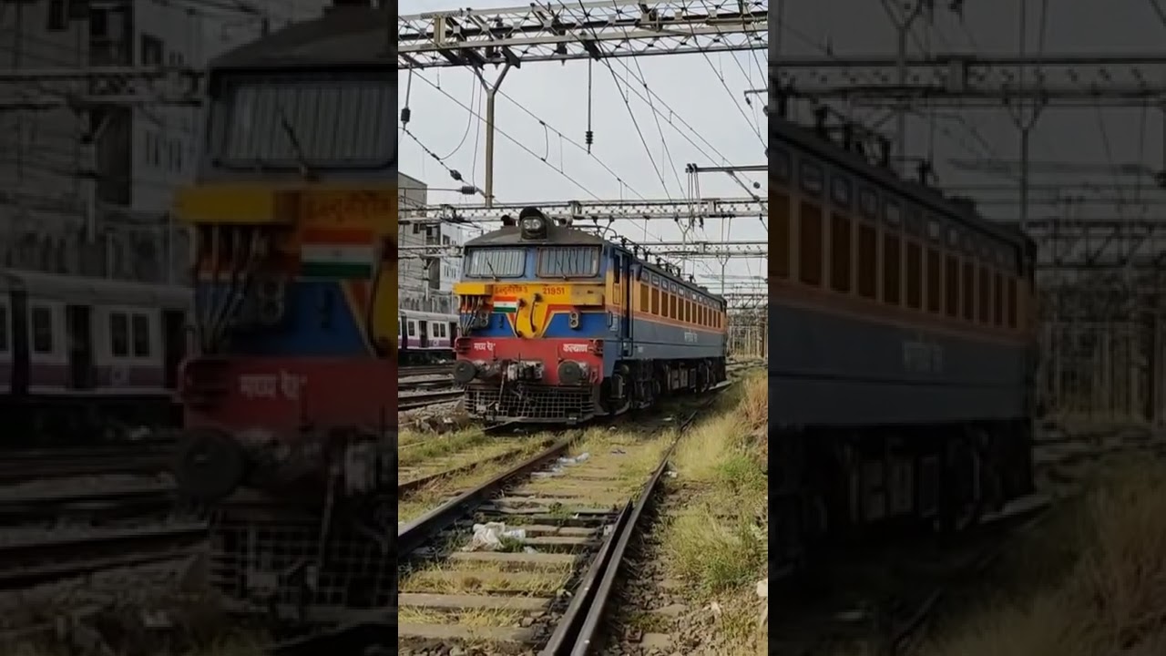 KYN WCAM3 21951 BLOWERS SOUND. PURE NOSTALGIA.  #shorts #wcam3 #indianrailways #cst