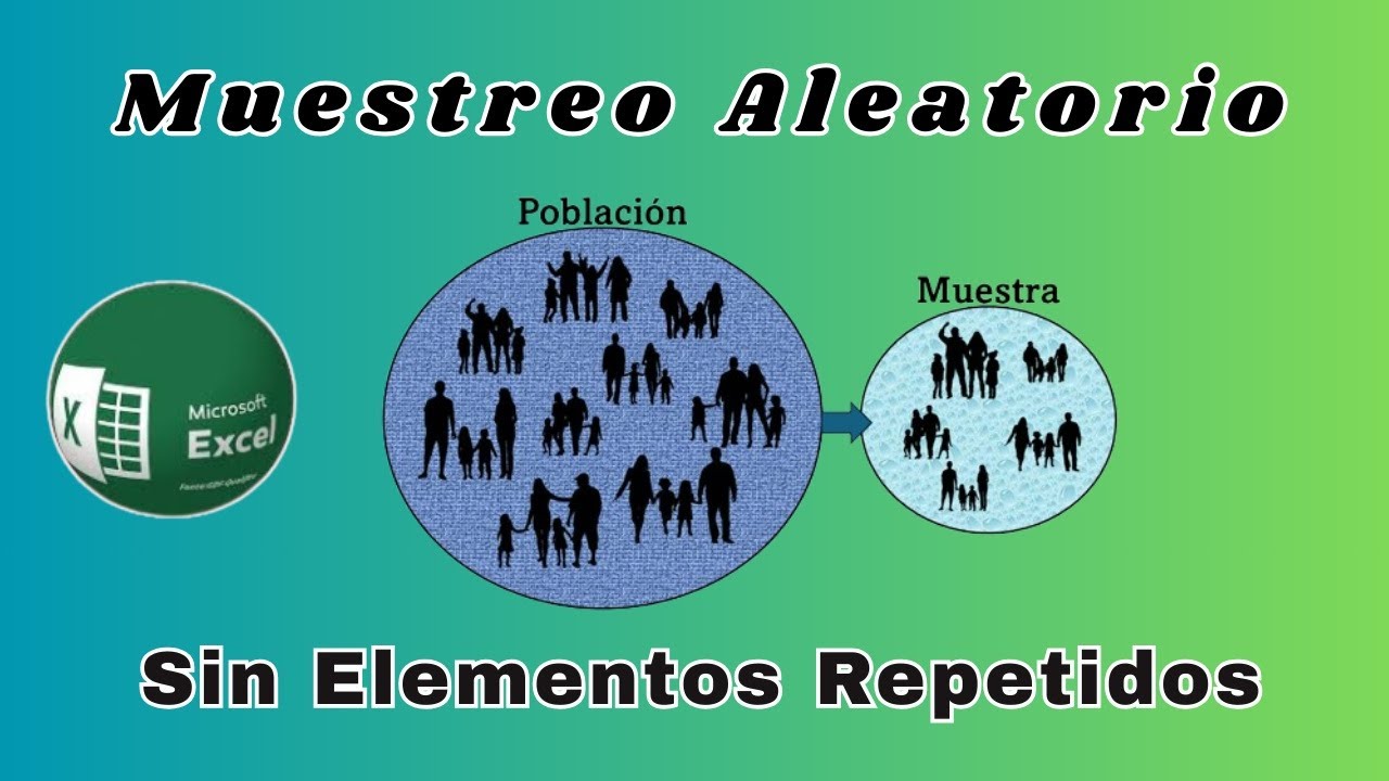 Como Extraer una Muestra Aleatoria de una Población sin Repetir Elementos en Excel