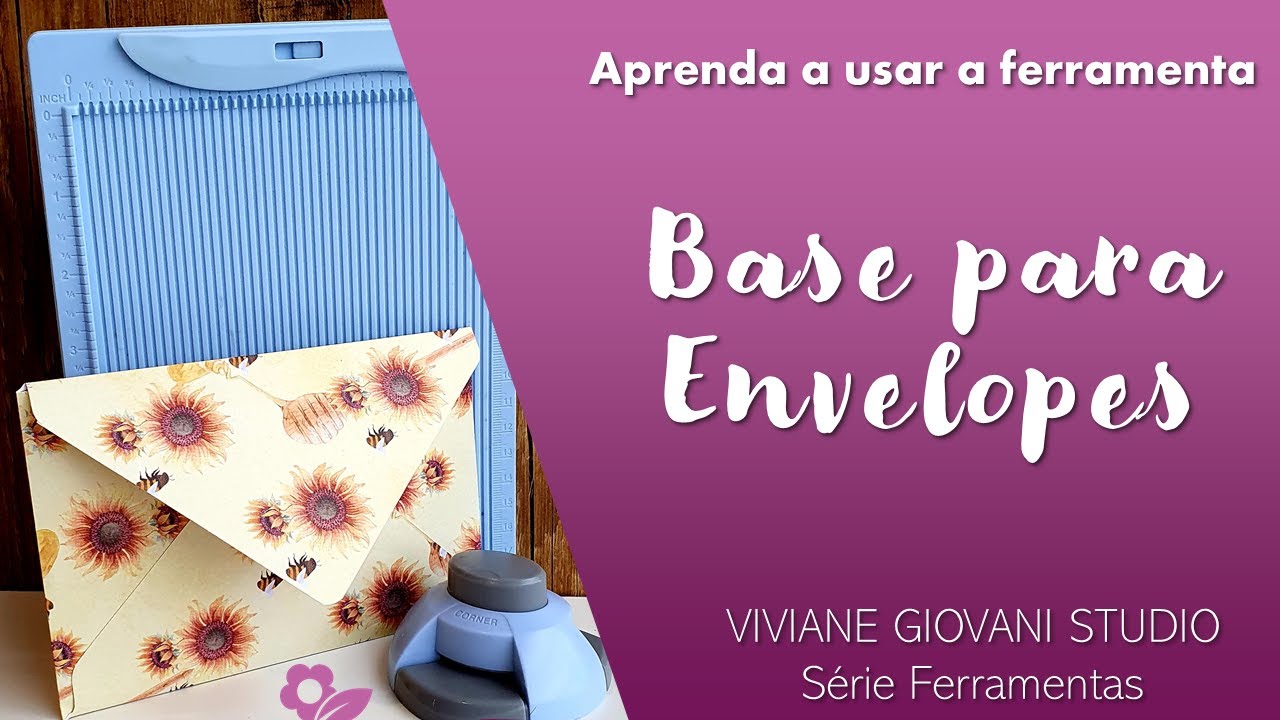 Como fazer envelopes usando a base criativa para scrapbooking