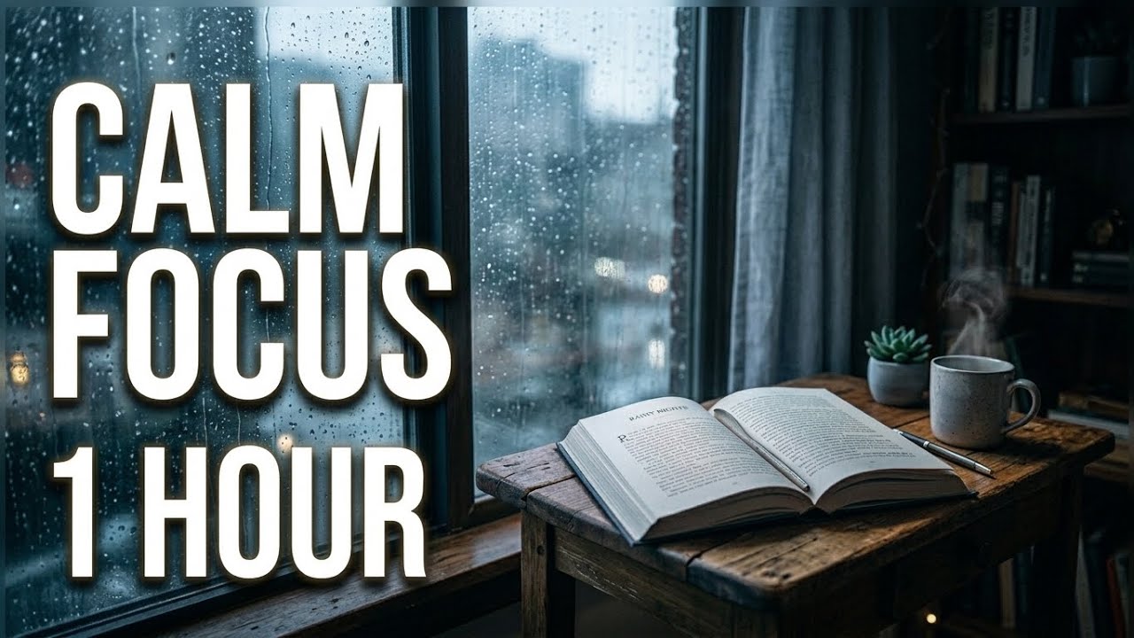 Rainy Morning & Reading 🌧 1 Hour Calm Lofi Study Music